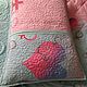  Одеяло для детей: Любимое сердечко. Комплекты постельного белья. Tatyana-goncharova-6. Интернет-магазин Ярмарка Мастеров.  Фото №2