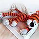Master-class Knitted Toys Tiger Edgar. Knitting patterns. GALAtoys. My Livemaster. Фото №5