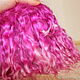 Trenzas de mohair (ombre brillante lilovo-rosa). Doll hair. Hair and everything for dolls. Ярмарка Мастеров.  Фото №4