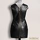Order Dress 'Ksyu' made of genuine leather/ suede (any color). Elena Lether Design. Livemaster. . Dresses Фото №3