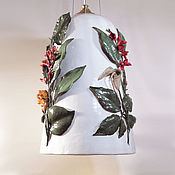 Для дома и интерьера handmade. Livemaster - original item Ceiling Lamp Tropical Flowers. Handmade.