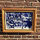 Wall panel 'Het Prieel', Jan Sten, Delft, Holland, Vintage paintings, Arnhem,  Фото №1