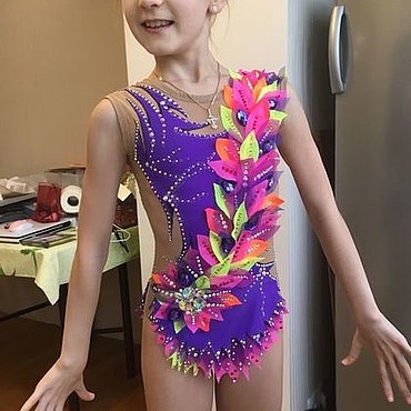 Пошив тренировочного костюма для художественной гимнастики для девочек в Москве - СпортКот