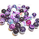 Crackle agate 10mm smooth beads, Beads1, Stupino,  Фото №1
