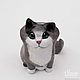 CAT figurine. Figurine. Revkova Tatiana (figurki-sculpt). Online shopping on My Livemaster.  Фото №2