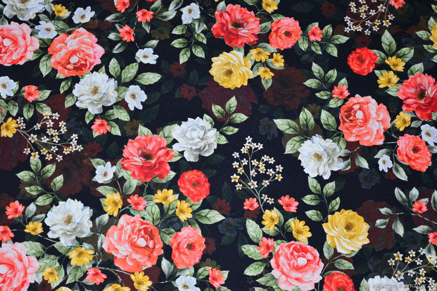 Ткань с цветами в одежде