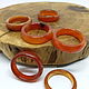 Order 17.5-17.75 Set of rings Carnelian Agate (NK3). Selberiya shop. Livemaster. . Rings Фото №3