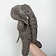 Glove toy elephant, theatrical doll, puppet theater. Puppet show. AnzhWoolToy (AnzhelikaK). My Livemaster. Фото №6