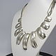 Order Minima Series Arc necklace in ASH0016 combination silver. Sunny Silver. Livemaster. . Necklace Фото №3