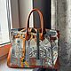 Роспись кожаной сумки, Рисунок на  кожаной сумке Hermès на заказ. Классическая сумка. LANA G.. Ярмарка Мастеров.  Фото №5