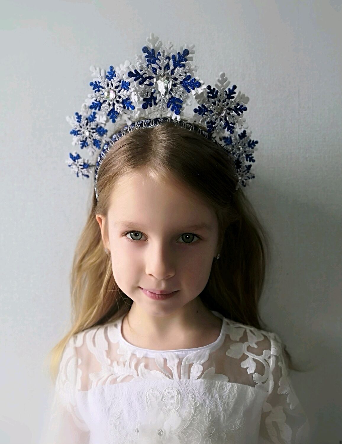 Корона на Голову для Девочки Снежинка
