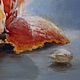 Заказать Oil painting on canvas 'New Year's tangerine'. Hudozhnik Yuliya Kravchenko (realism-painting). Ярмарка Мастеров. . Pictures Фото №3