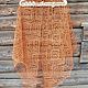 Shawl Rowan beads linen openwork, Shawls, Borskoye,  Фото №1