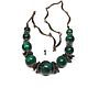 Order necklace malachite. options. Natural malachite, annabronze fittings. The final touch. Livemaster. . Necklace Фото №3