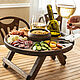 Wine table menazhnitsa made of oak. Scissors. Foxwoodrus. Online shopping on My Livemaster.  Фото №2