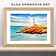 Order The picture with the lighthouse in the sea Cape. Olga Ermakova art. Livemaster. . Pictures Фото №3