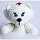 Knitted toys: Nurse - a soft toy, Stuffed Toys, Izhevsk,  Фото №1