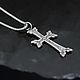 Cross male-female made of 925 sterling silver HH0080. Cross. Sunny Silver. My Livemaster. Фото №5