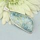Pendant with aquamarine. Silver. Pendant. Author Jewelry from natural stones. My Livemaster. Фото №4
