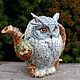 Kettles: Owl. Teapots & Kettles. Mila. My Livemaster. Фото №5
