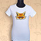 Order T-Shirt Fox. decades. Livemaster. . T-shirts Фото №3