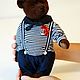  The brave sailor. Teddy Bears. Milaniya Dolls (milaniyadolls). Online shopping on My Livemaster.  Фото №2