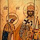 The icon 'The Queen stands at Your right hand' (Royal Deesis). Icons. ikon-art. My Livemaster. Фото №6