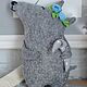 Toy 'spinning Top a gray flank', Stuffed Toys, Moscow,  Фото №1