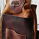 Order Leather rucksack handcrafted. art 77.3. MAX GINGER. Livemaster. . Backpacks Фото №3