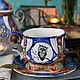 Tea porcelain couple 'Sovushka'. Single Tea Sets. KASTdecor. My Livemaster. Фото №5