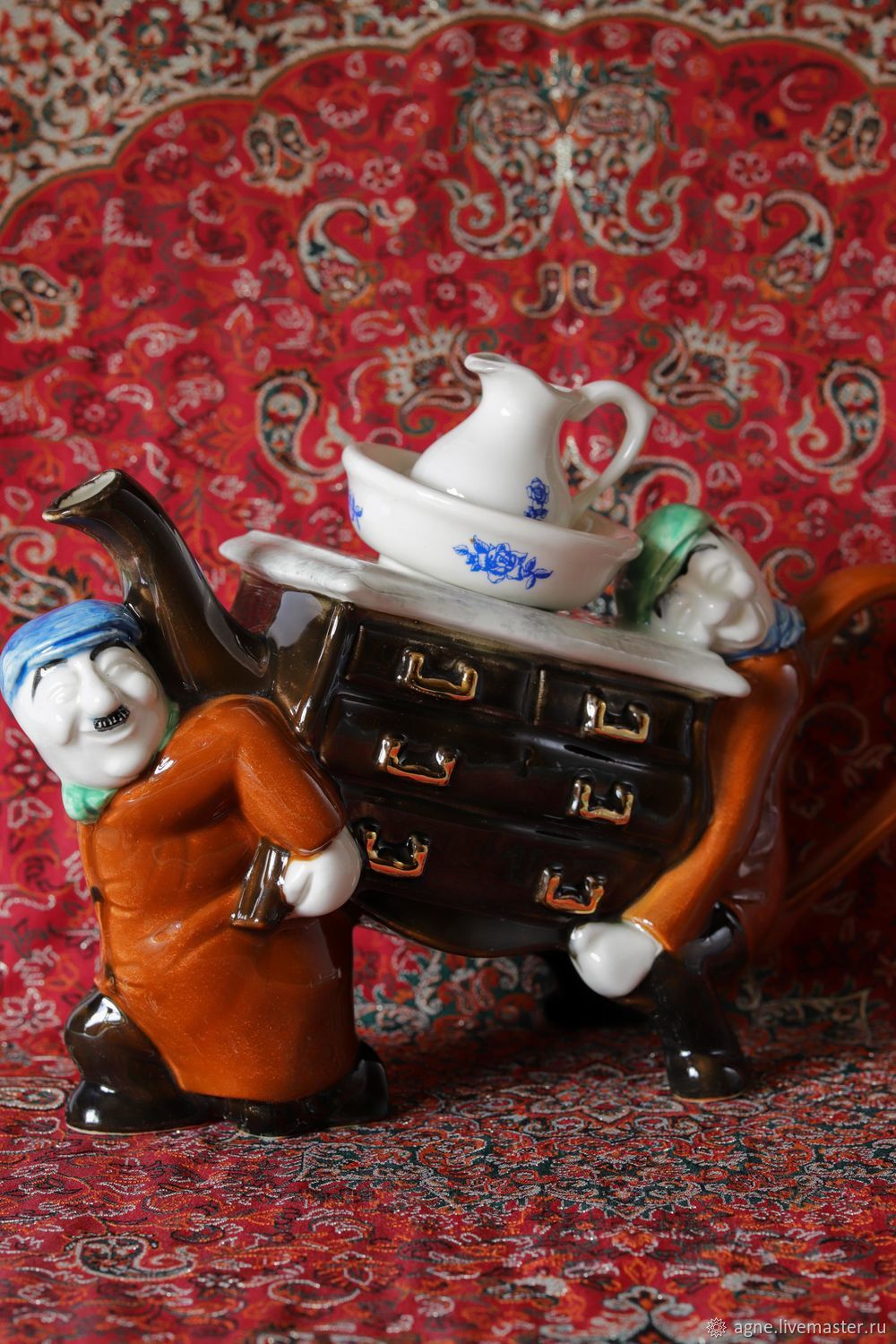 Винтаж: Чайник виде с персонажами из фильма"Перевозчики"Лорела и купить ...