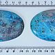 Chrysocolla (cabochons 81/51/10 mm and 81/51/9 mm) Katanga, AR Congo. Cabochons. Stones of the World. My Livemaster. Фото №5
