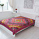 Patchwork Red bedspread 170 x 220 cm. Blankets. Quilter Elena Mazurova. My Livemaster. Фото №5