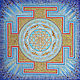 Mandala Golden Shining Sri Yantra on Canvas. Pictures. veronika-suvorova-art. Online shopping on My Livemaster.  Фото №2
