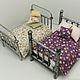 Order Grandmother's bed and mattress for a dollhouse, scale 1 to 24. MiniDom (Irina). Livemaster. . Doll furniture Фото №3