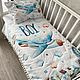Set in a cot for a boy, Linen in the crib, Orekhovo-Zuyevo,  Фото №1