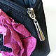 'Pink poppy' suede cosmetic bag. Beauticians. Inessa Tche. Online shopping on My Livemaster.  Фото №2