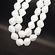 White onyx twisted beads 8h10 mm. Beads1. yakitoriya. My Livemaster. Фото №4