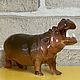 Hippopotamus : author's statuette. Figurines. Creative workshop Cheerful porcelain. My Livemaster. Фото №4
