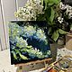 Order Oil painting 'White lilac on a dark background'. Zhanne Shepetova. Livemaster. . Pictures Фото №3