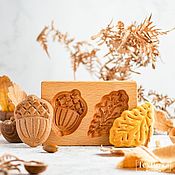 Для дома и интерьера handmade. Livemaster - original item Gingerbread Shape Acorn&Leaf. gingerbread Board. Handmade.