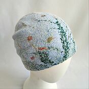 Аксессуары handmade. Livemaster - original item Felted Lavender Hat. Handmade.