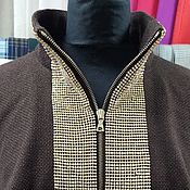 Одежда handmade. Livemaster - original item blouse: Cashmere sweatshirt with rhinestones. Handmade.