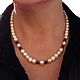 Pearls Natural pearl beads with garnet gift for a woman. Beads2. BalticAmberJewelryRu Tatyana. My Livemaster. Фото №6