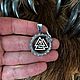 Ouroboros with Valknut. Pendants. h-a-n--t-e-r. My Livemaster. Фото №4