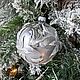 Рождественник серебряный уценка прошлогодней коллекции. Елочные игрушки. BARTOSH Фабрика фарфора и стекла. Ярмарка Мастеров.  Фото №4