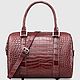 Sports bag made of genuine crocodile leather, tailoring to order!. Sports bag. SHOES&BAGS. Online shopping on My Livemaster.  Фото №2