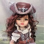 Chanterelle glamorous, author's, textile doll