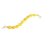 Украшения handmade. Livemaster - original item Yellow onyx bracelet, onyx bracelet, yellow bracelet. Handmade.