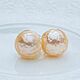 ' Nectar ' poussettes with natural pearls, Stud earrings, Tolyatti,  Фото №1